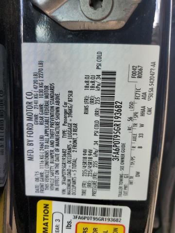 2016 FORD FUSION SE 3FA6P0T95GR193682