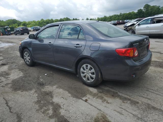 TOYOTA COROLLA BA 2009 gray sedan 4d gas JTDBL40E799018264 photo #3