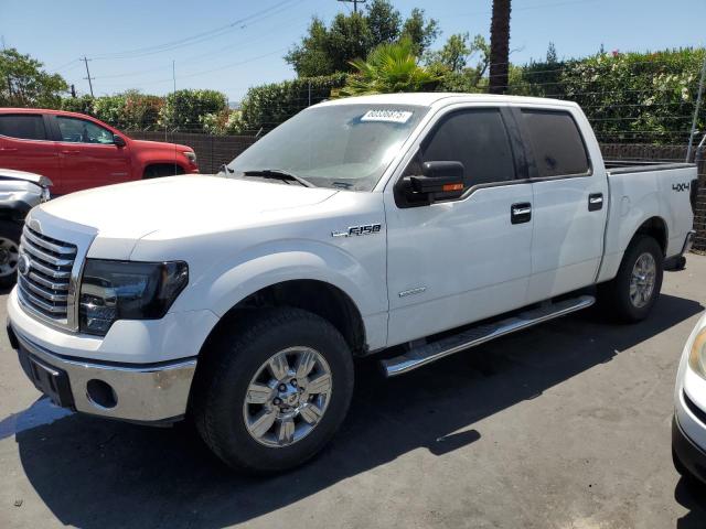 FORD F150 SUPER 2011 white crew pic gas 1FTFW1ET6BKD86481 photo #1