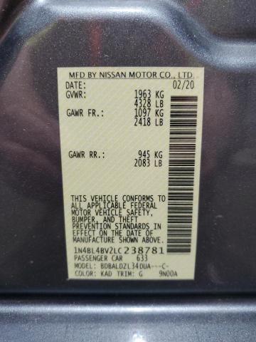 2020 NISSAN ALTIMA S - 1N4BL4BV2LC238781