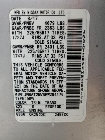2017 NISSAN ROGUE S - JN8AT2MV4HW284176
