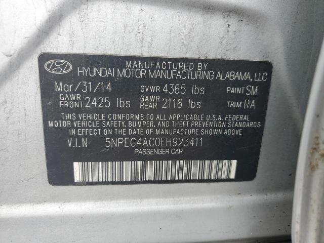 2014 HYUNDAI SONATA SE - 5NPEC4AC0EH923411