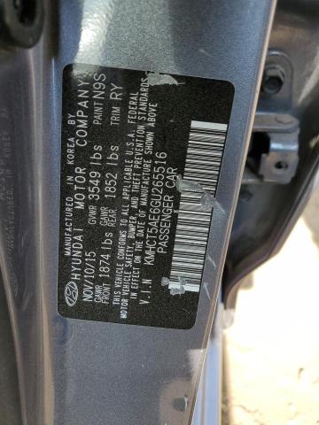 kmhct5ae6gu265516 - 2016 Hyundai accent se - #60736575