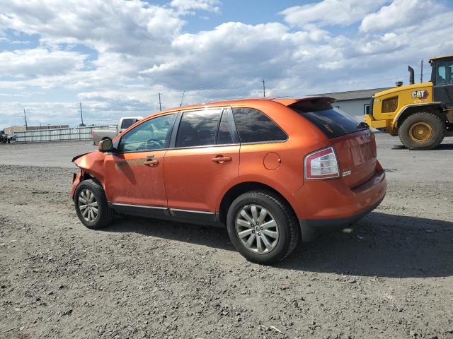 FORD EDGE SEL 2007 orange  gas 2FMDK48C37BA91044 photo #3