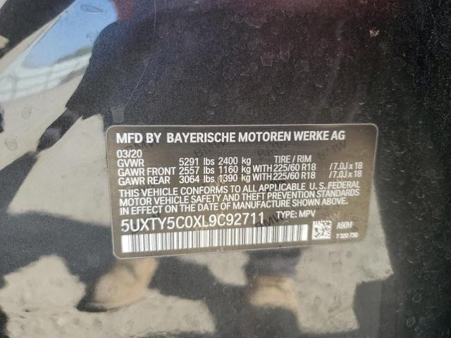 2020 BMW X3 XDRIVE3 - 5UXTY5C0XL9C92711