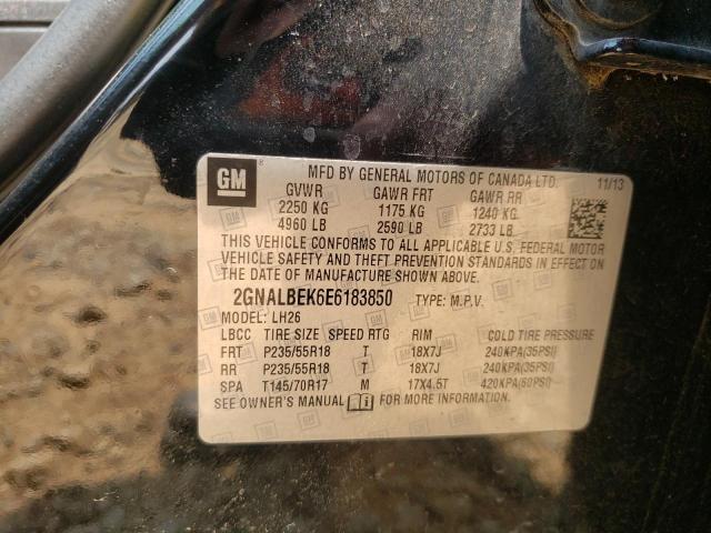 2014 CHEVROLET EQUINOX LT - 2GNALBEK6E6183850