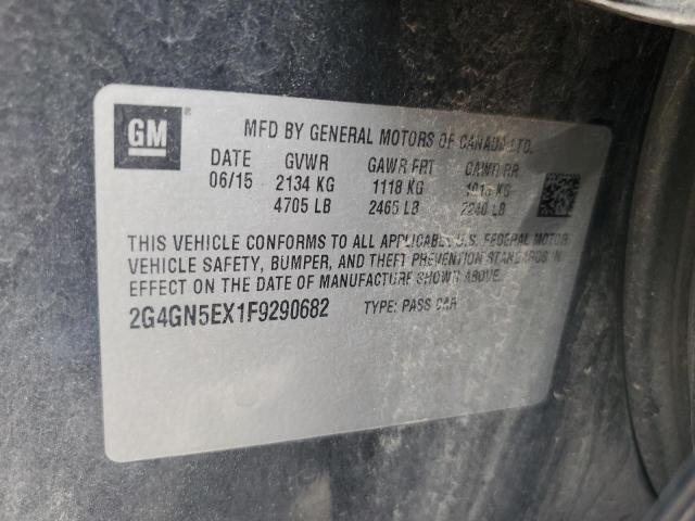 2015 BUICK REGAL PREM 2G4GN5EX1F9290682