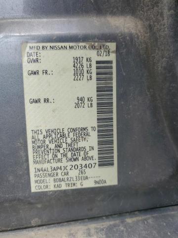 2018 NISSAN ALTIMA 2.5 - 1N4AL3AP4JC203407