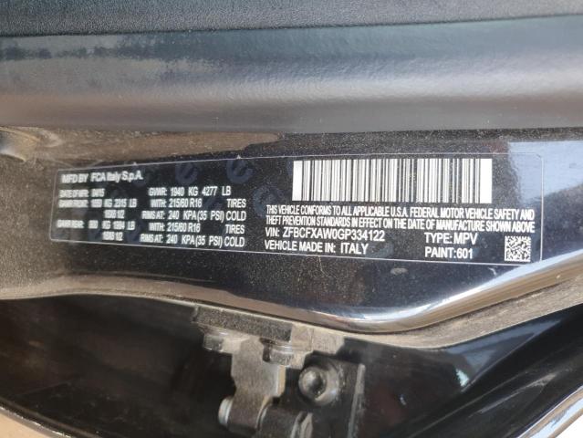 2016 FIAT 500X POP ZFBCFXAW0GP334122