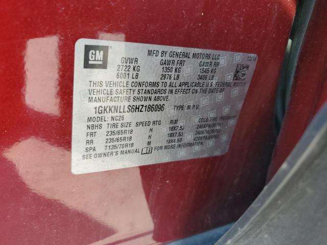 2017 GMC ACADIA SLE 1GKKNLLS6HZ186096