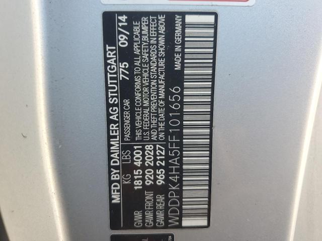 2015 MERCEDES-BENZ SLK 250 WDDPK4HA5FF101656