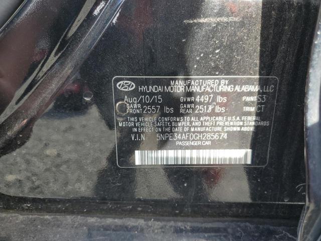 2016 HYUNDAI SONATA SPO 5NPE34AF0GH285674