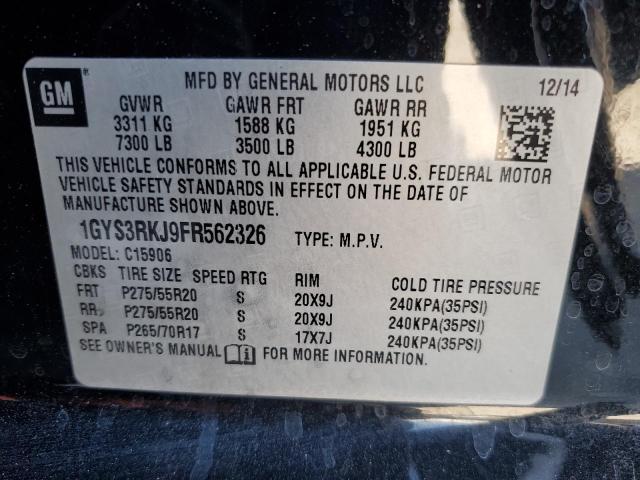 2015 CADILLAC ESCALADE E - 1GYS3RKJ9FR562326