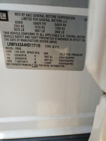2017 BUICK ENVISION P - LRBFXASA4HD117116