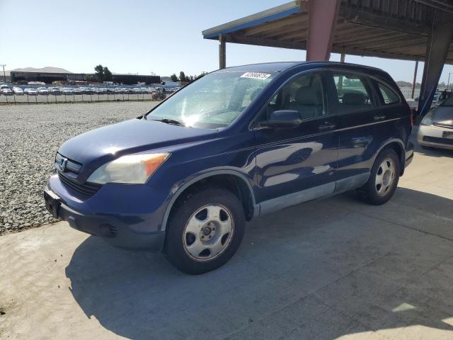 HONDA CR-V LX 2008 blue  gas 5J6RE38358L010908 photo #1