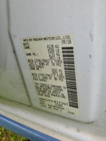 2018 NISSAN NV 2500 S 1N6BF0LY4JN817207