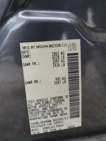 2022 NISSAN ALTIMA SV - 1N4BL4DV6NN309632