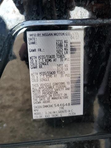 2017 INFINITI QX60 5N1DL0MM3HC544648
