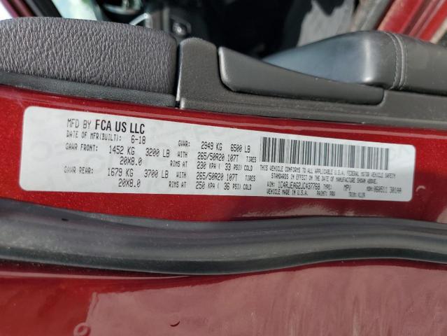 2018 JEEP GRAND CHER - 1C4RJEAG2JC437768