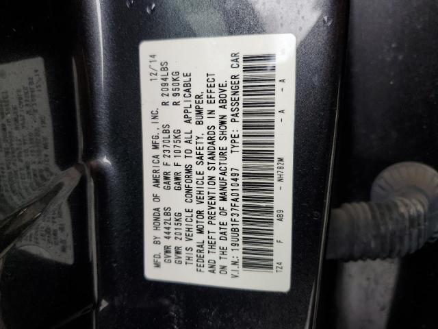 2015 ACURA TLX 19UUB1F37FA010497