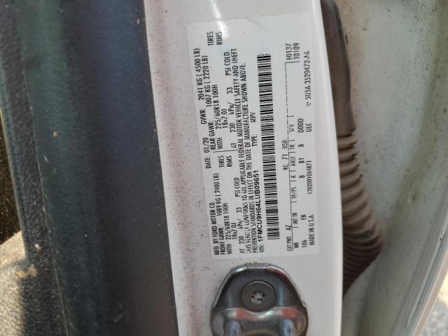 2020 FORD ESCAPE SEL - 1FMCU9H64LUB09651