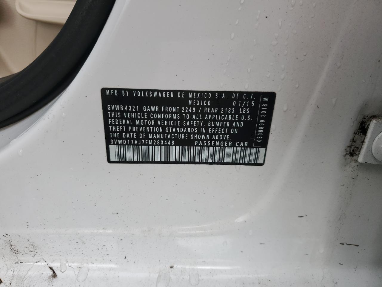 Volkswagen Jetta se 2015