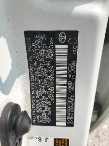 2015 TOYOTA PRIUS - JTDKN3DU7F0440279