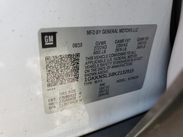 2019 GMC ACADIA SLE - 1GKKNSLS8KZ132915