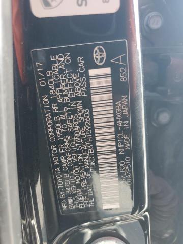 2017 TOYOTA PRIUS C JTDKDTB31H1592603