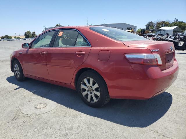 TOYOTA CAMRY HYBR 2007 red sedan 4d hybrid engine JTNBB46K373018113 photo #3