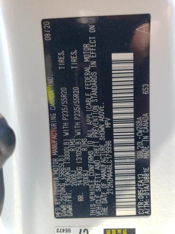 2020 LEXUS RX 350 #3279537255