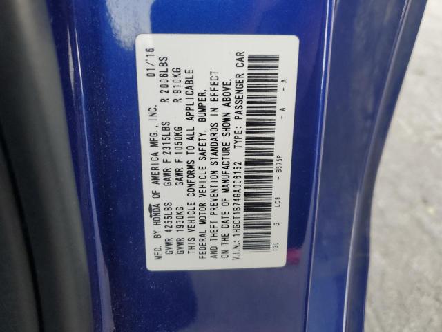 1hgct1b74ga006152 - 2016 Honda accord ex - #62713915