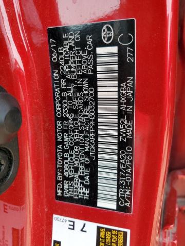 2017 TOYOTA PRIUS PRIM - JTDKARFP9H3032700