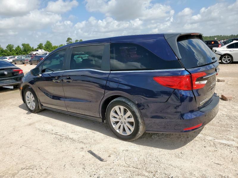 HONDA ODYSSEY LX 2021 blue  gas 5FNRL6H24MB044310 photo #3