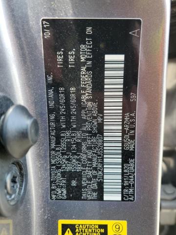 2018 TOYOTA HIGHLANDER - 5TDKZRFH1JS528807