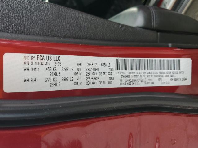 2015 DODGE DURANGO LI #3266706431