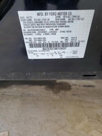 2021 FORD ECOSPORT S MAJ3S2GE5MC426037