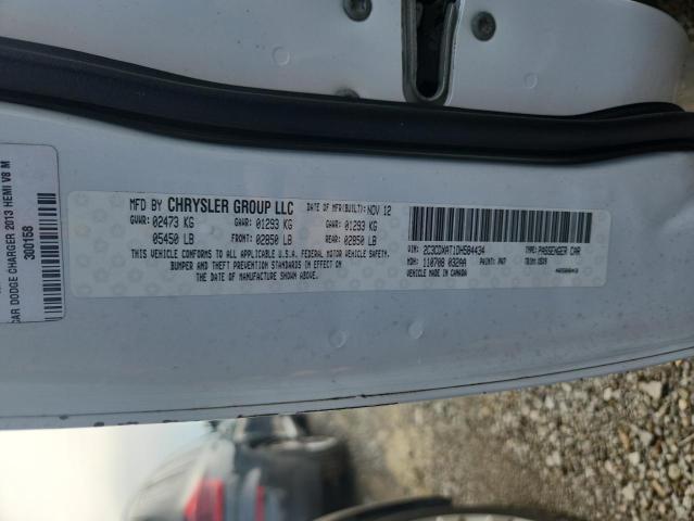 2019 DODGE CHARGER PO 2C3CDXKT0KH640374