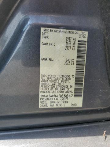 2016 NISSAN ALTIMA 2.5 - 1N4AL3AP8GN368647