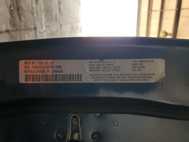 2021 DODGE CHARGER SR 2C3CDXL91MH617580
