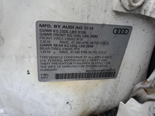 2024 AUDI Q3 PREMIUM WA1DECF38R1108776