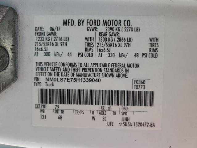2017 FORD TRANSIT CO NM0LS7E75H1339040