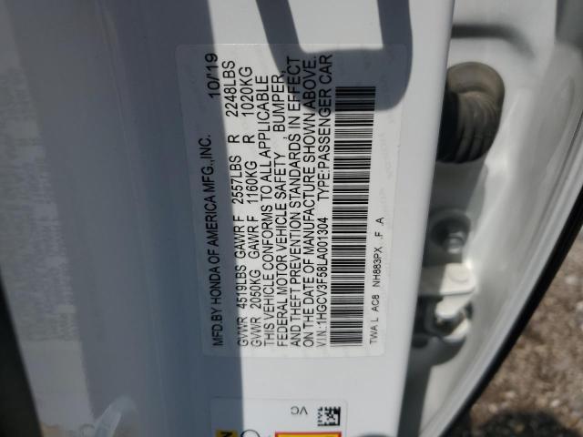 2020 HONDA ACCORD HYB 1HGCV3F58LA001304