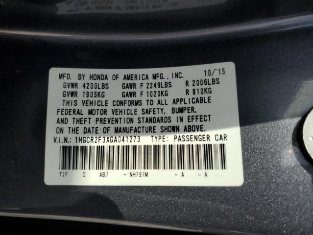 2016 HONDA ACCORD LX - 1HGCR2F3XGA041273