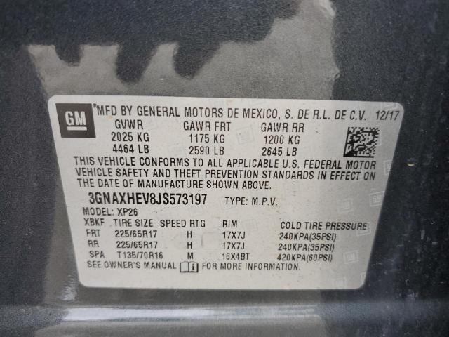 2018 CHEVROLET EQUINOX LS - 3GNAXHEV8JS573197