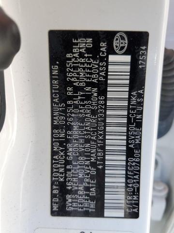 2016 TOYOTA CAMRY LE - 4T1BF1FKXGU133286