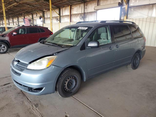 TOYOTA SIENNA CE 2004 blue  gas 5TDZA23C04S208999 photo #1