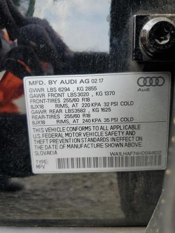 2017 AUDI Q7 PREMIUM - WA1LHAF74HD044632