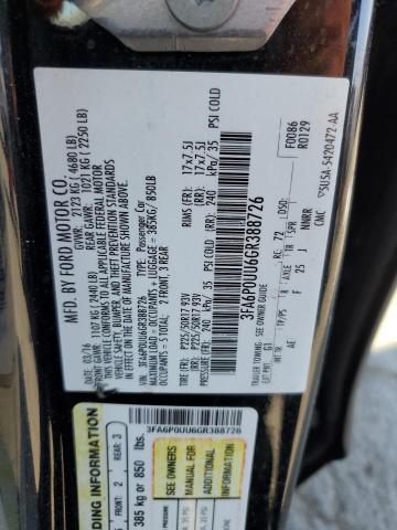 2016 FORD FUSION S H 3FA6P0UU6GR388726