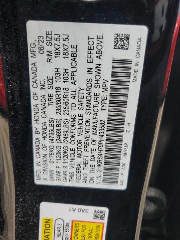 2023 HONDA CR-V EXL - 2HKRS4H79PH433582